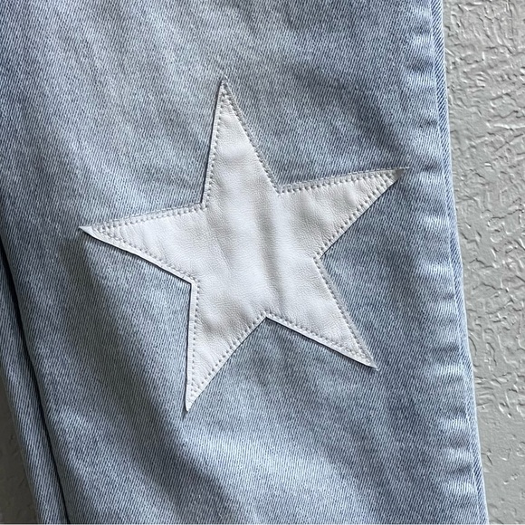 Blank NYC The Madison Crop High Rise Jeans Women’s Size 30 White Stars - Picture 4 of 15